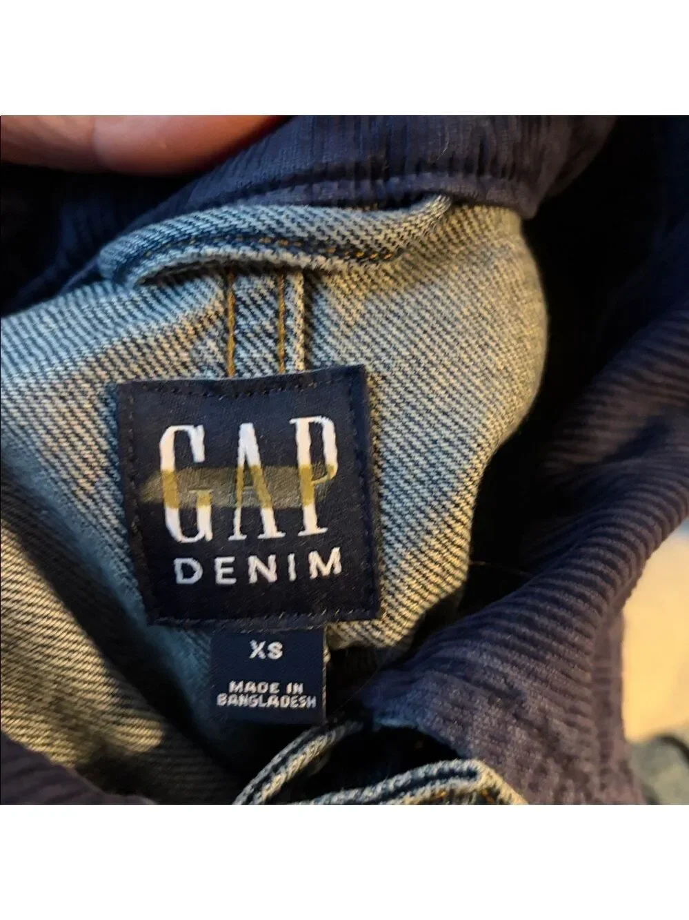 Gap Relaxed Denim Farm Utility Chore Jacket Coat NWOT XS Workwear Ranch - Picture 4 of 10